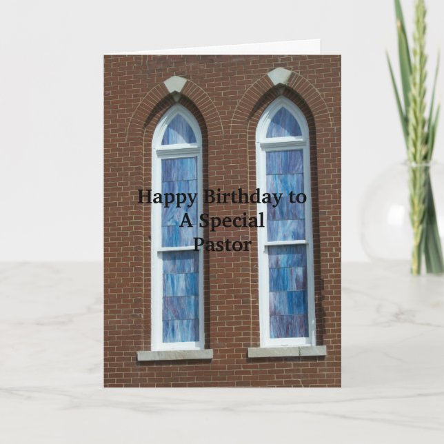 Happy Birthday PASTOR - SG Card Karte (Vorderseite)