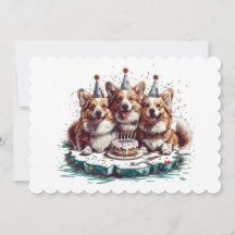 Happy Birthday Pembroke Welsh Corgi Hunde