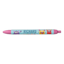 Happy Birthday Pen with FUN Monsters kids