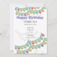 Happy Birthday Pennant Banner