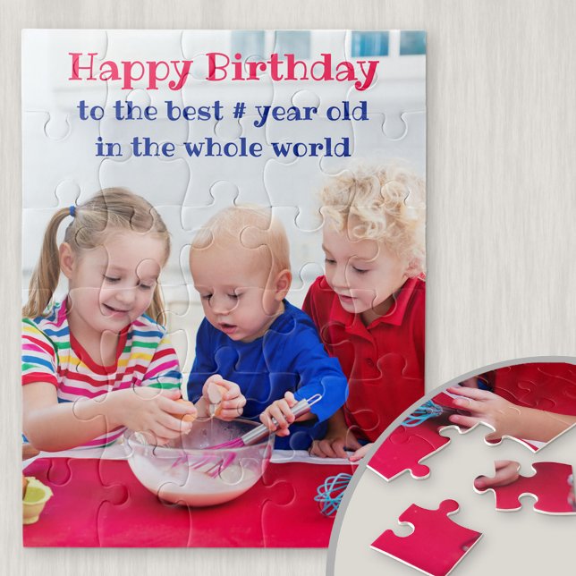 Happy Birthday Personalisiert Kids Foto (Von Creator hochgeladen)