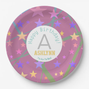 Happy Birthday Personalisiert Paper Plate HAMbyWG Pappteller
