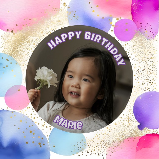 Happy Birthday Personalized Face Pins Birthday Button (Von Creator hochgeladen)
