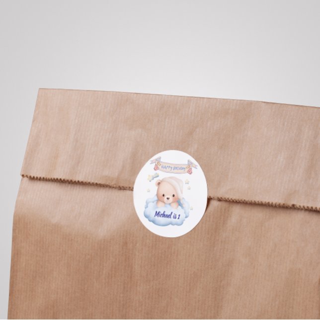 Happy Birthday Personalized Sticker (Von Creator hochgeladen)