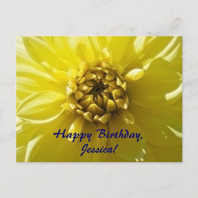 Happy Birthday Postcard Postkarte (Vorderseite)