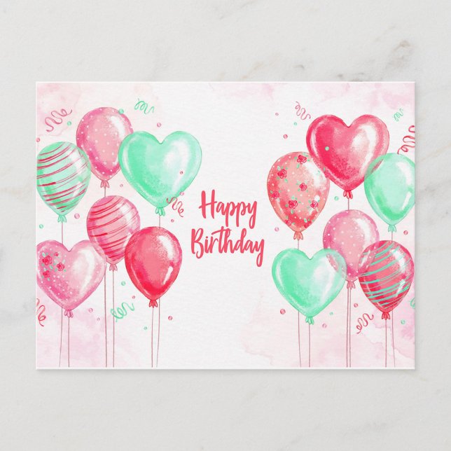Happy Birthday Postcard Postkarte (Make it simple send a birthday postcard!)