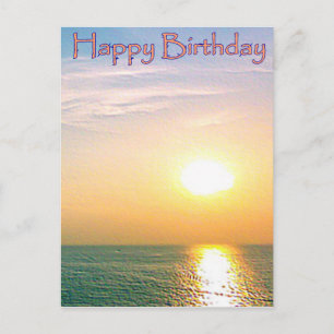 Happy Birthday Postcard Postkarte