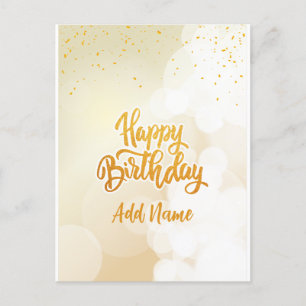 Happy Birthday Postcard Postkarte