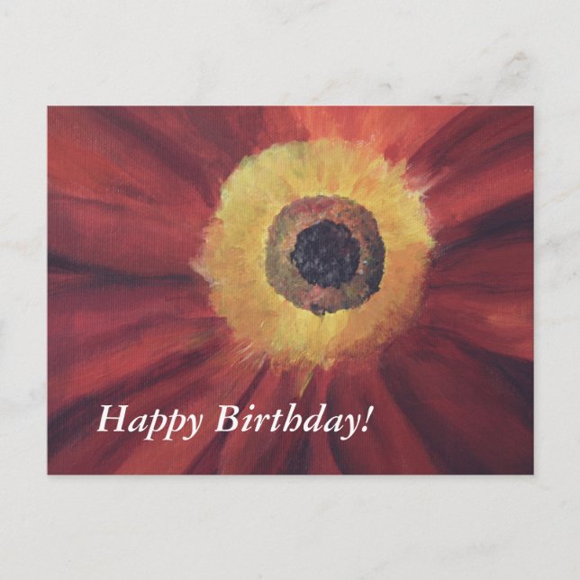Happy Birthday Postcard Postkarte (Vorderseite)