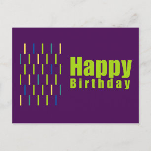 Happy Birthday Postcard Postkarte