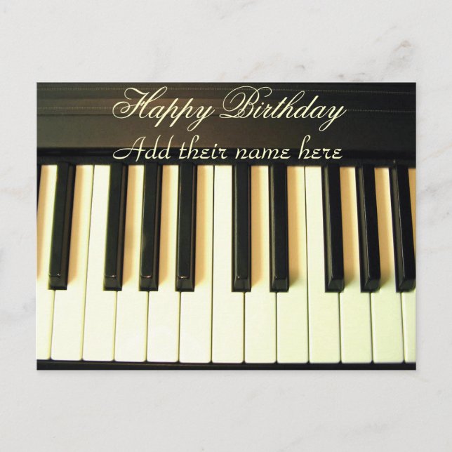 Happy Birthday_ Postcard Postkarte (Vorderseite)