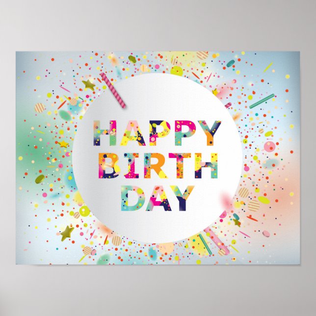 Happy Birthday Poster (Vorne)