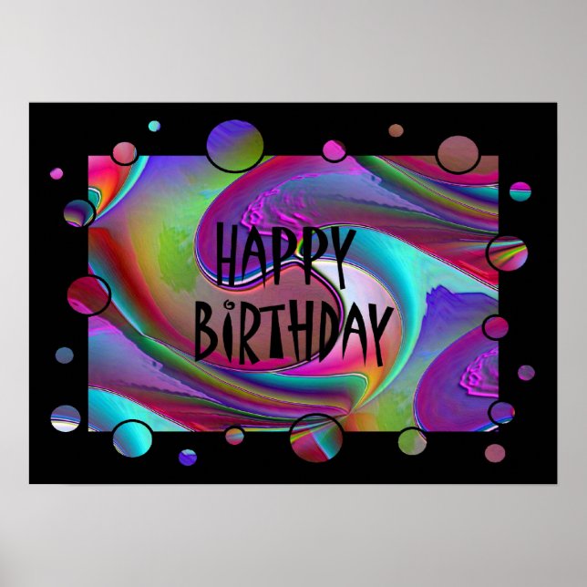 Happy Birthday Poster (Vorne)