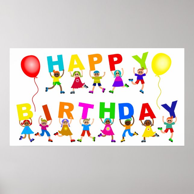 Happy Birthday Poster (Vorne)