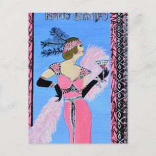 Happy Birthday Postkarte