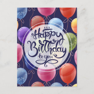 Happy Birthday Postkarte