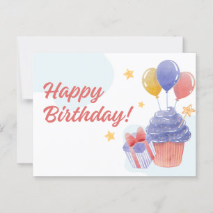 HAPPY BIRTHDAY POSTKARTE