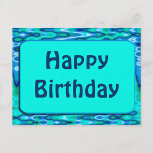 Happy Birthday Postkarte