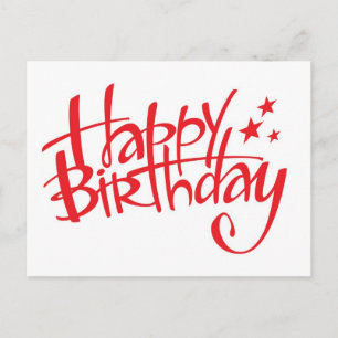 Happy Birthday Postkarte