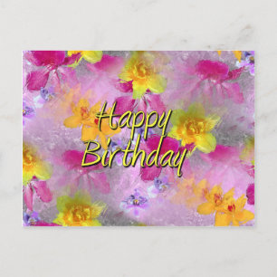 Happy Birthday Postkarte