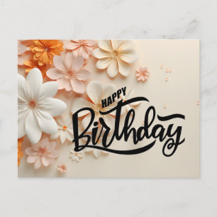 Happy Birthday Postkarte