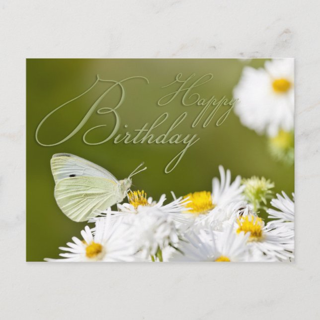 Happy Birthday Postkarte (Vorderseite)