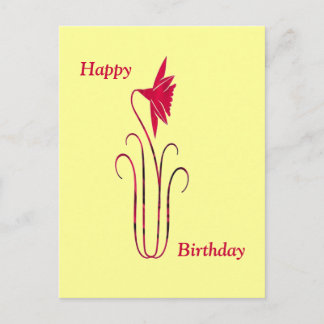 Happy Birthday Postkarte