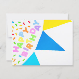 HAPPY BIRTHDAY POSTKARTE