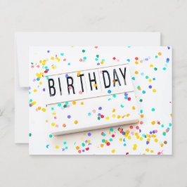 HAPPY BIRTHDAY POSTKARTE