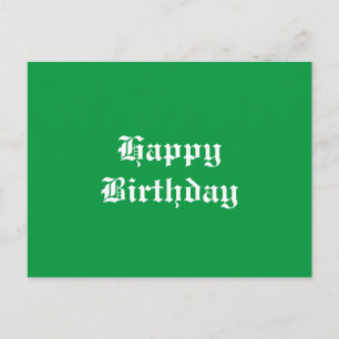 Happy Birthday Postkarte