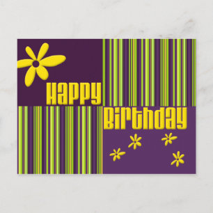 Happy Birthday Postkarte