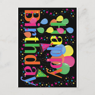 Happy Birthday Postkarte