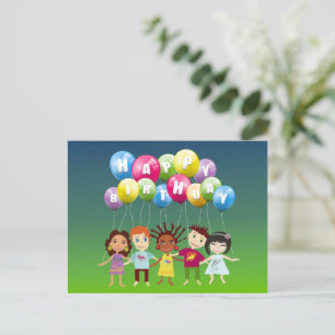 Happy Birthday Postkarte