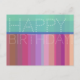 Happy Birthday Postkarte