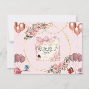 Happy Birthday Postkarte