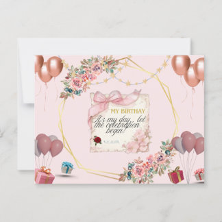 Happy Birthday Postkarte