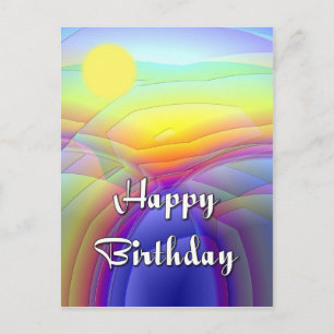 Happy Birthday Postkarte