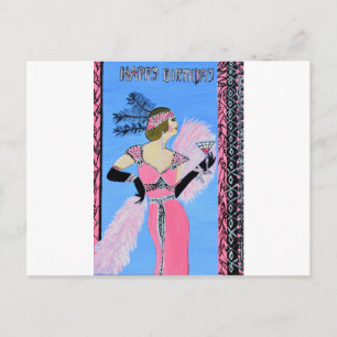 Happy Birthday Postkarte