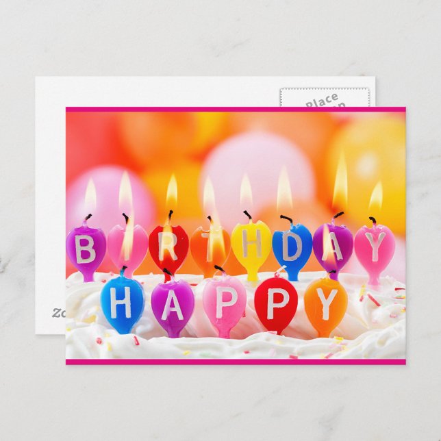 Happy Birthday Postkarte (Von Creator hochgeladen)