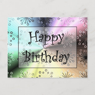 Happy Birthday Postkarte