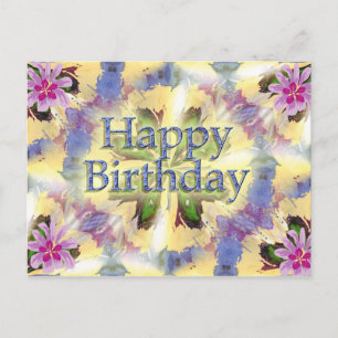 Happy Birthday Postkarte
