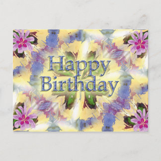 Happy Birthday Postkarte
