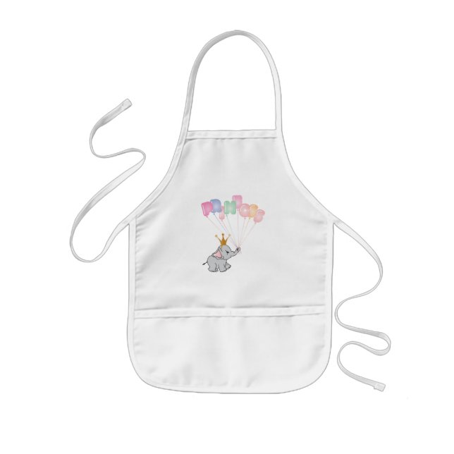 Happy Birthday Princess Images Baby Elephant Kinderschürze (Vorne)