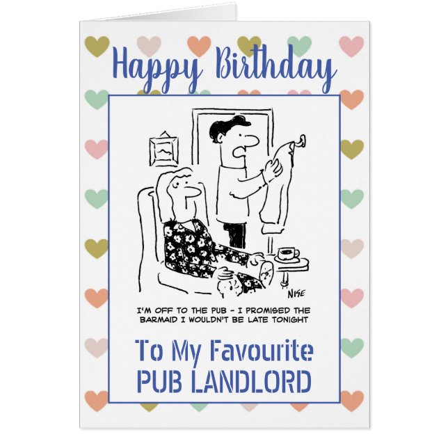 Happy Birthday Pub Landlord (Vorne)