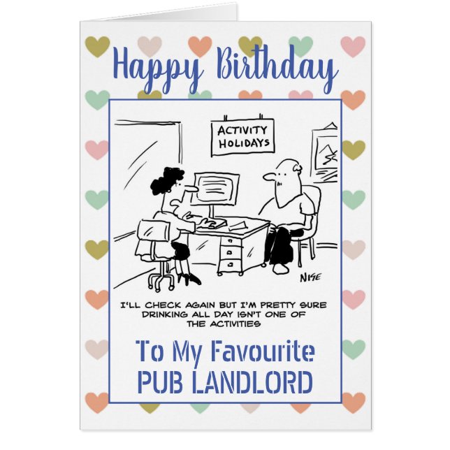 Happy Birthday Pub Landlord (Vorne)