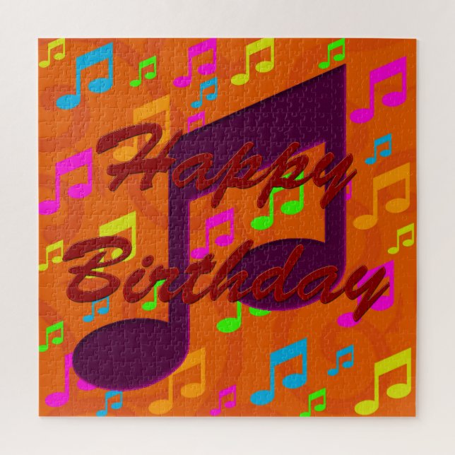 Happy Birthday Puzzle (Vertikal)