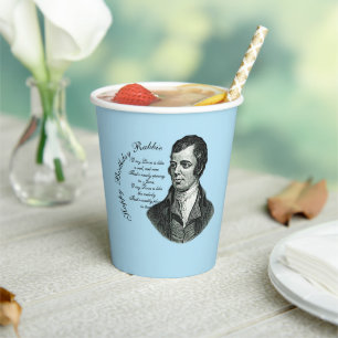 Happy Birthday Rabbie - Robert Burns Large Pappbecher