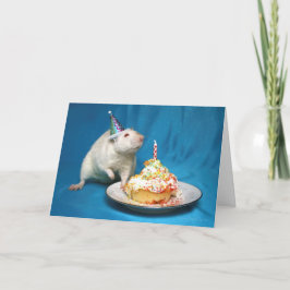 Happy Birthday Rat Card Karte