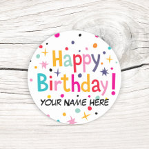 Happy Birthday Retro individuell anpassbar
