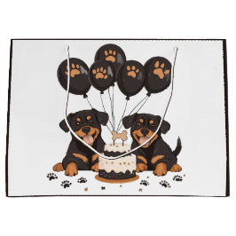Happy Birthday Rottweiler Hunde Große Geschenktüte